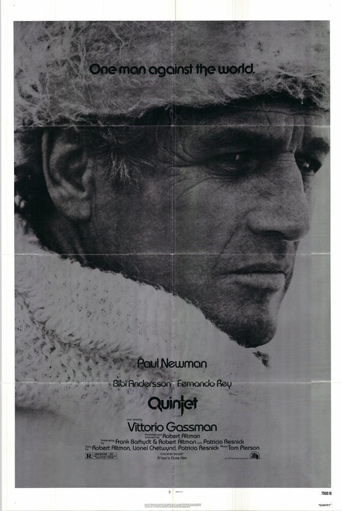quintet 1979 one sheet poster folded